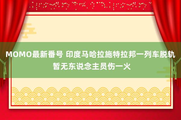 MOMO最新番号 印度马哈拉施特拉邦一列车脱轨 暂无东说念主员伤一火