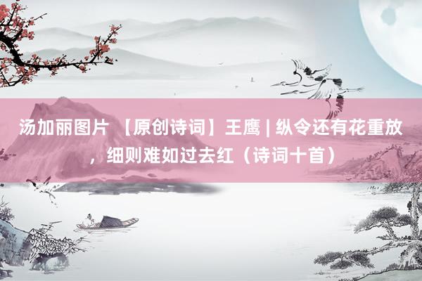 汤加丽图片 【原创诗词】王鹰 | 纵令还有花重放，细则难如过去红（诗词十首）