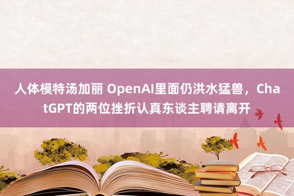 人体模特汤加丽 OpenAI里面仍洪水猛兽，ChatGPT的两位挫折认真东谈主聘请离开